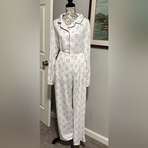 2 piece pajama notch collar. for dog lovers. New with no tags